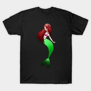 cute mermaid life under the sea for girls and women T-Shirt